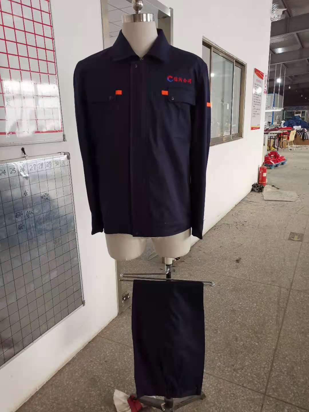 信陽(yáng)工作服之城市污水處理工作服定制案例